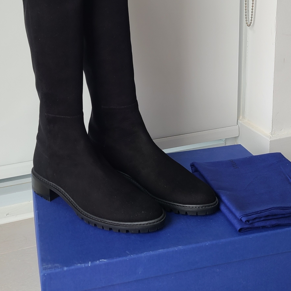 Stuart Weitzman Suede 5050 Over the Knee Boot